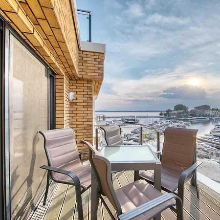 Wohlfuehloase In Der Hafenresidenz Mit Balkon Und Wellness 公寓 瓦伦