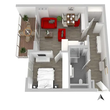 Wohlfuehloase In Der Hafenresidenz Mit Balkon Und Wellness Διαμέρισμα